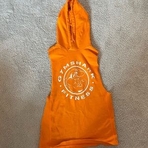 Orange NWOT Gym Shark Legacy Drop Arm Hoodie Size Small